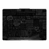 Asus TUF A15 FA506 FA507 FX506 FX507 Laptop Skins & Wraps - WrapCart | Black Glory Asus TUF A15 FA506 FA507 FX506 FX507 Laptop Skin